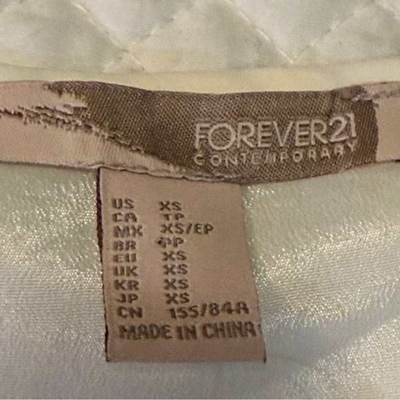 New with Tags! Forever 21 White Dress with Silver Accents - Picture 2 of 16